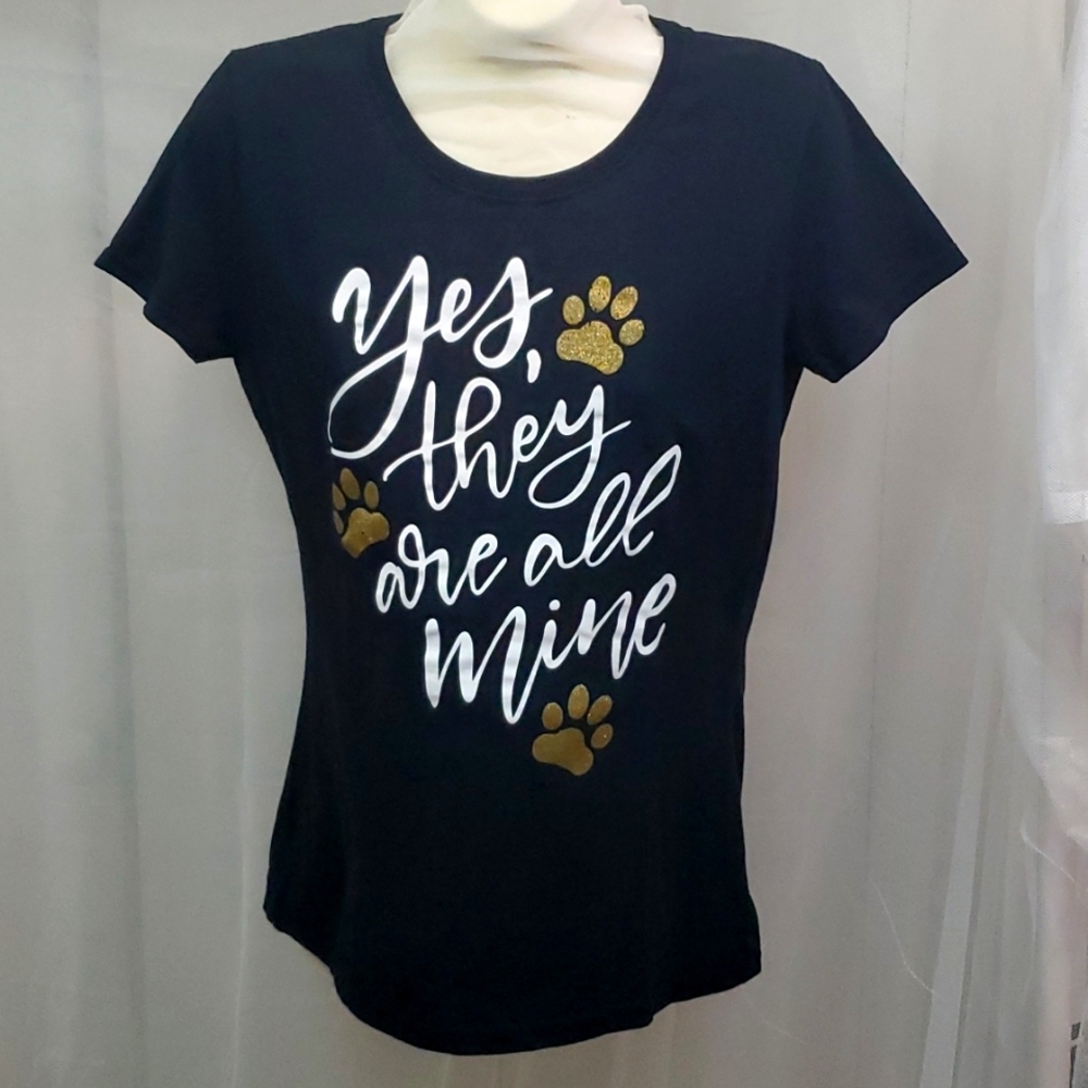 "Yes, They Are All Mine Shirt" Dog Mom T-Shirt